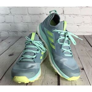 Adudas Women's Athletic Shoes - light blue and yellow